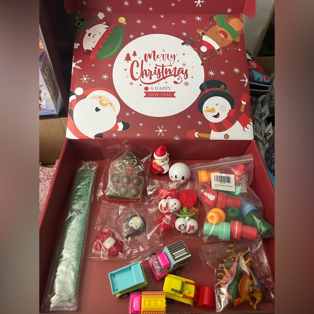 Christmas Holiday Small Toy Fidgets Lot Party Favors